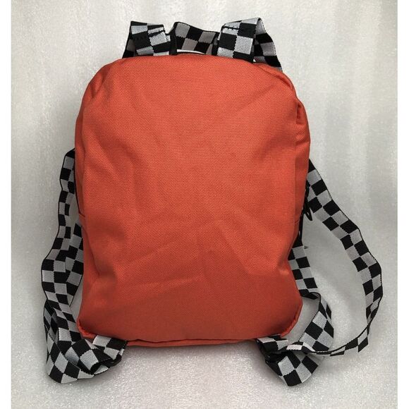 Vans Got This Mini Backpack Orange Black/White Checkered Strap & Keychain UNISEX - Picture 7 of 16